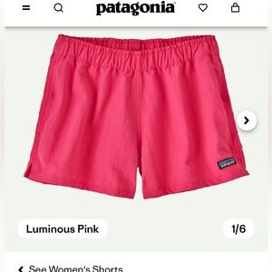 NWT PATAGONIA Barely Baggie Shorts